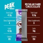 Low Sugar Sleep & Calm Chocolate with Magnesium, Zinc, and Chamomile  - 25g x 14 Bars - Image 2